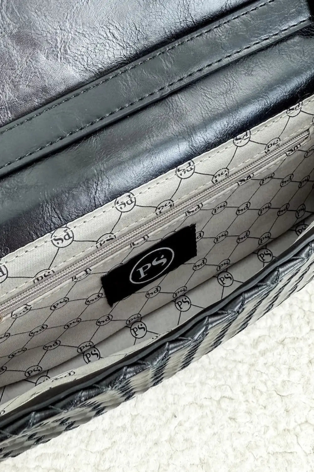 Urban Foldover Woven Clutch Crossbody - Crossbody Bag