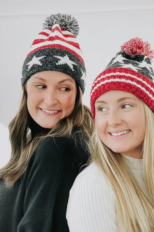 American Flag USA Beanie - Beanie