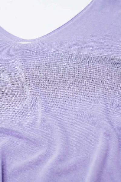 V-Neck Sweater in Purple - One Size / Purple - Sweaters