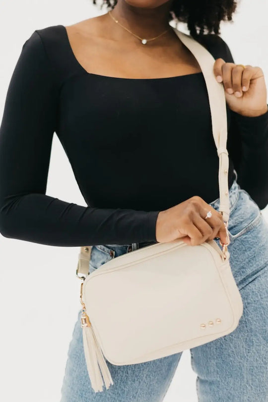 Valerie Vegan Leather Strap - Cream - Straps