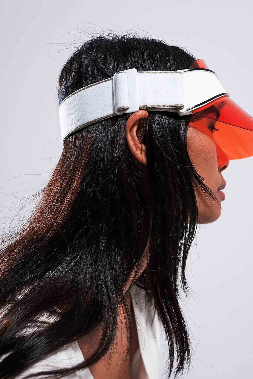 Visor cap in red - One Size / Red