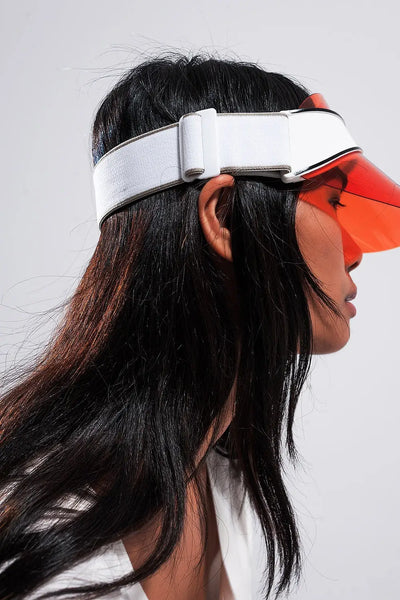 Visor cap in red - One Size / Red