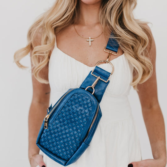 Waverly Woven Sling Bag
