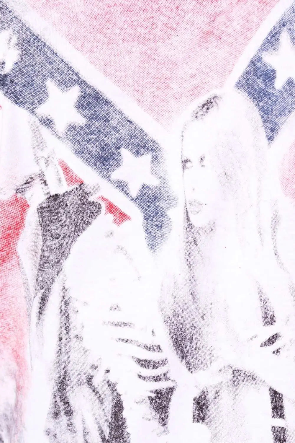 White vest with flag print - Shirts