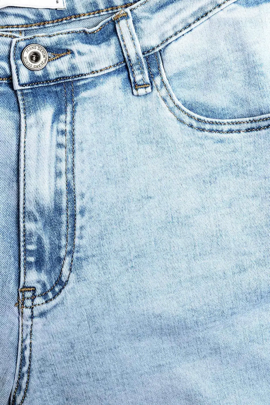 Wide Leg Denim Jeans - Jeans