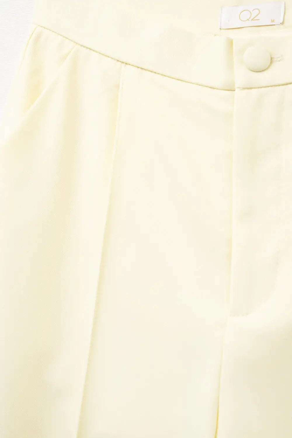 Wide Leg tailored pants In Yellow - Pants