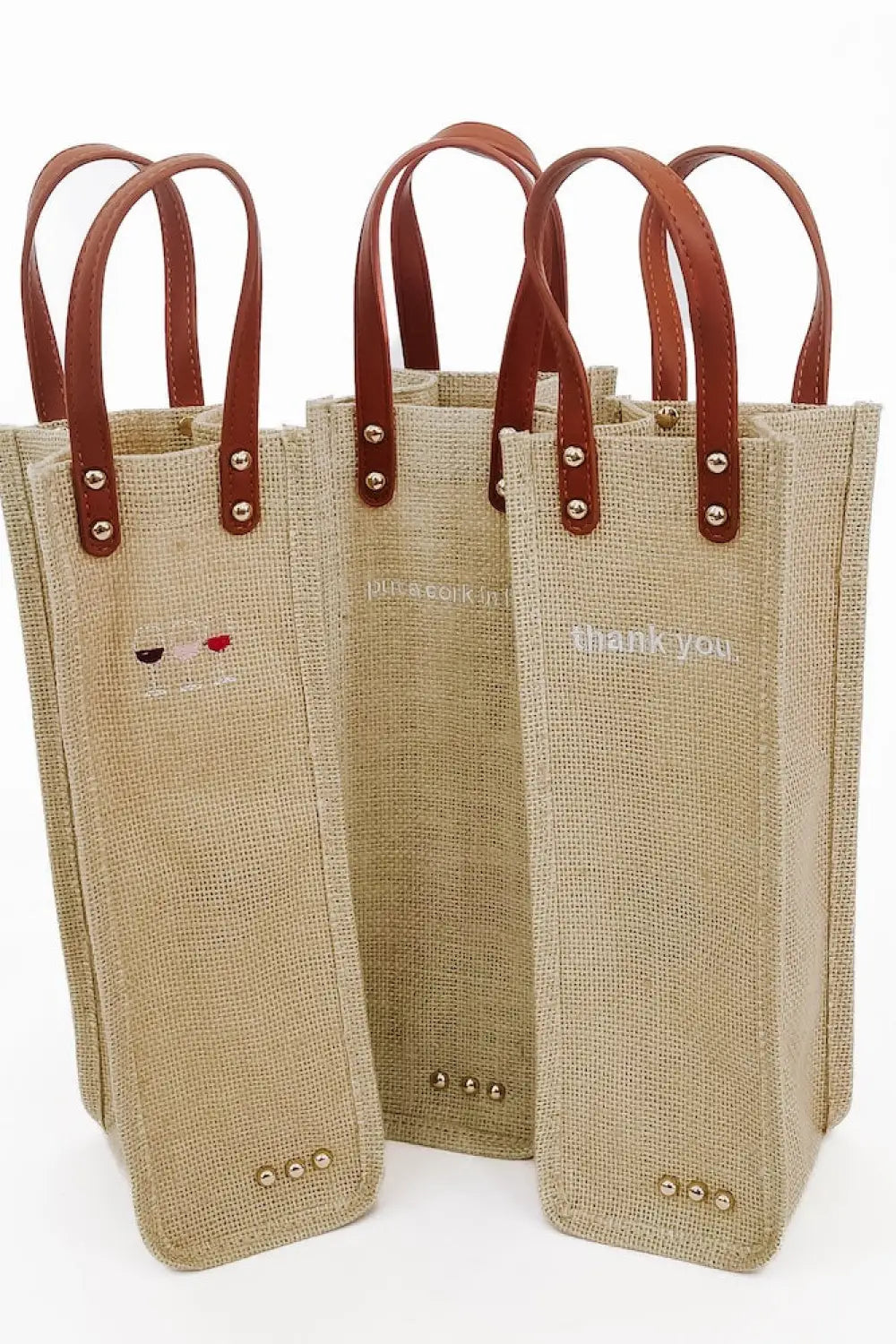 Gifted Canvas Reusable Wine Tote - Pouch