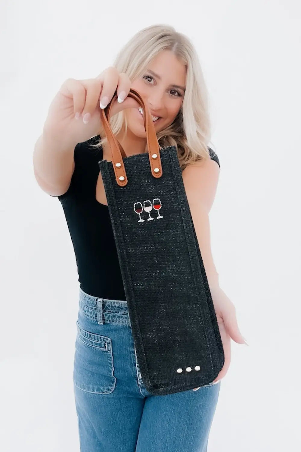 Gifted Canvas Reusable Wine Tote - Pouch