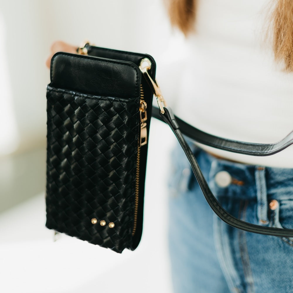 Woven Double Duty Phone Bag - MELISSA JEAN