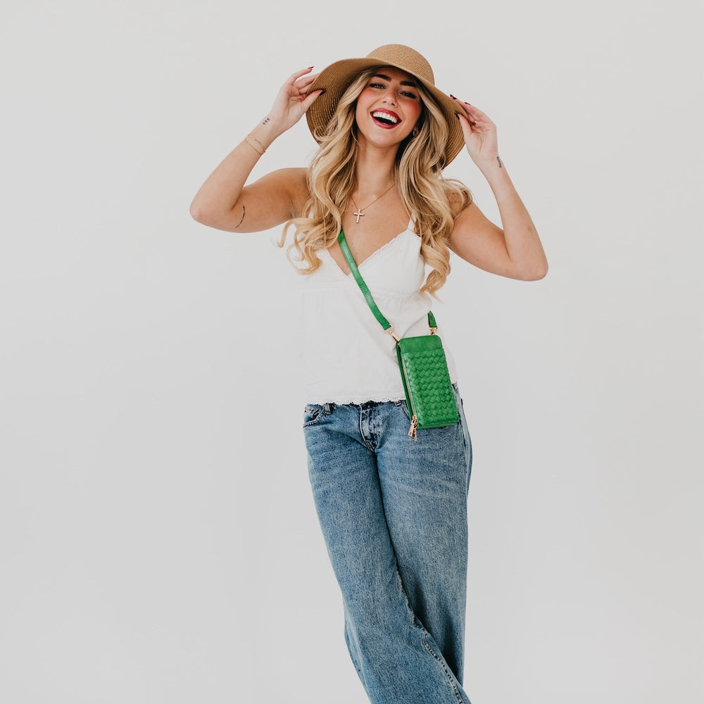 Woven Double Duty Phone Bag - MELISSA JEAN