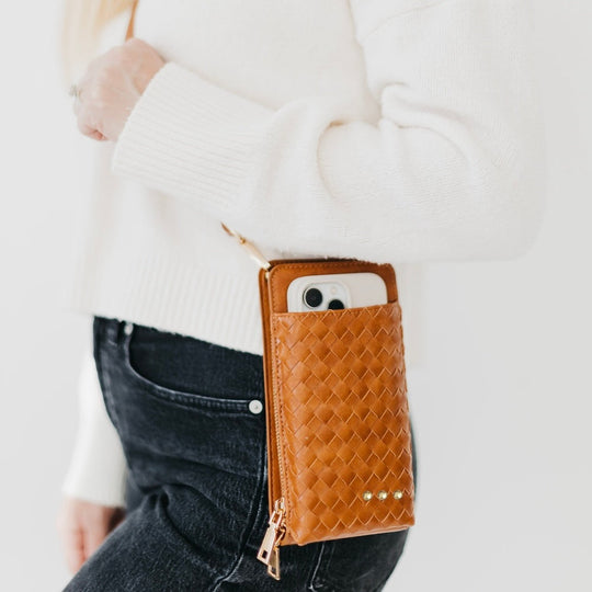 Woven Double Duty Phone Bag - MELISSA JEAN