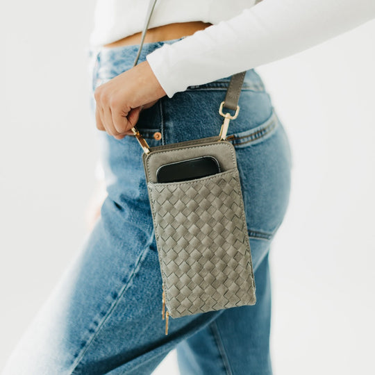 Woven Double Duty Phone Bag