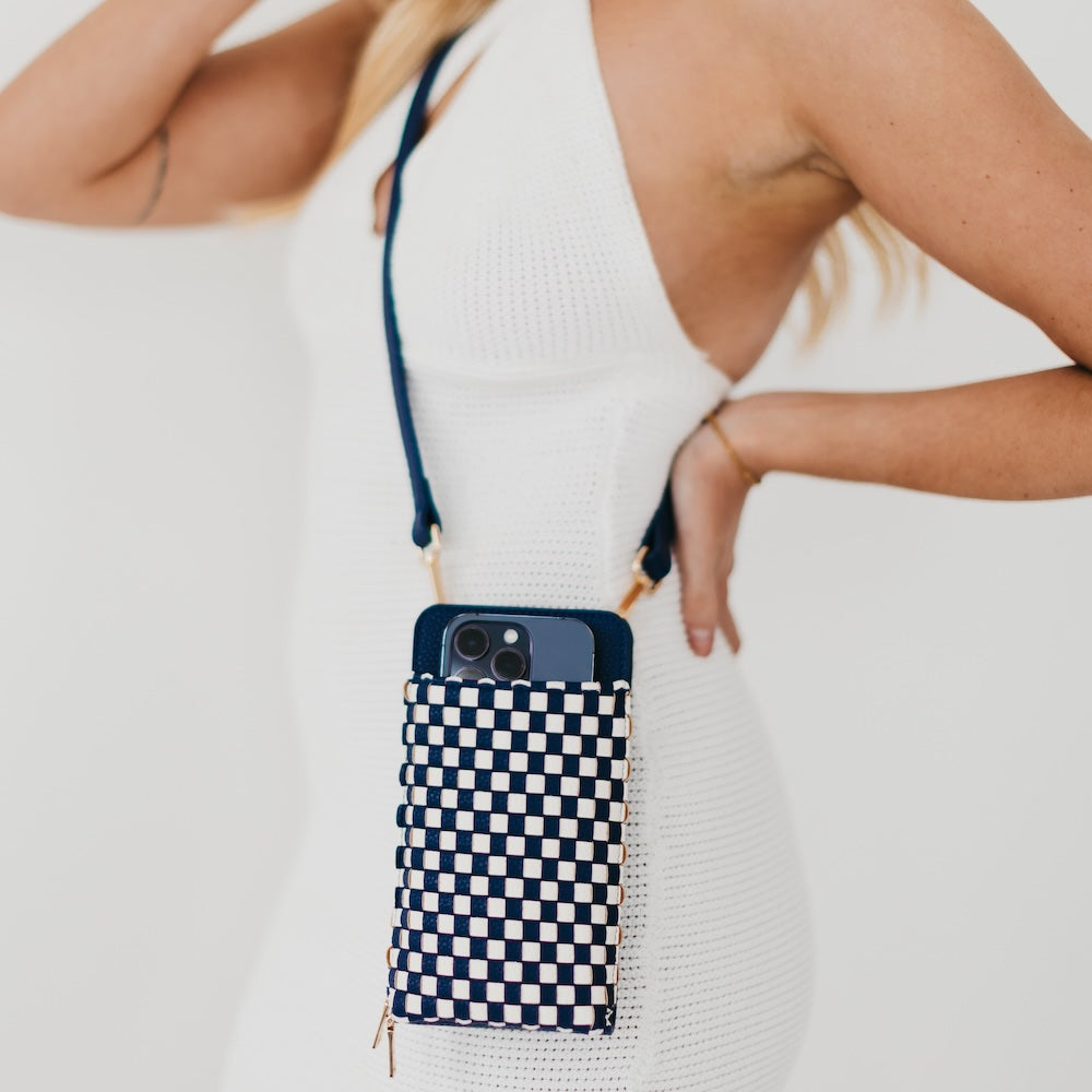 Woven Double Duty Phone Bag - MELISSA JEAN
