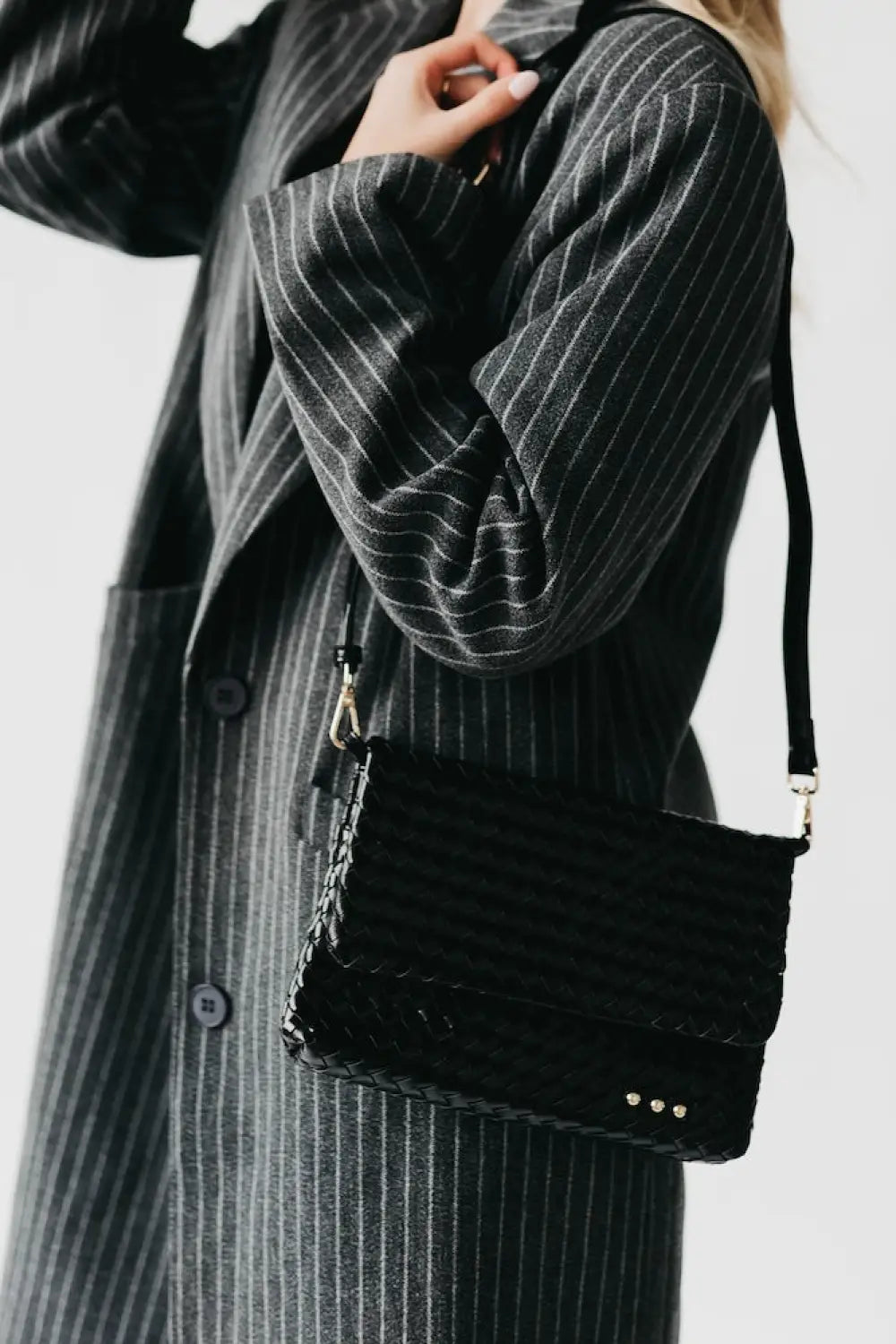Wrenlee Woven Flap Crossbody