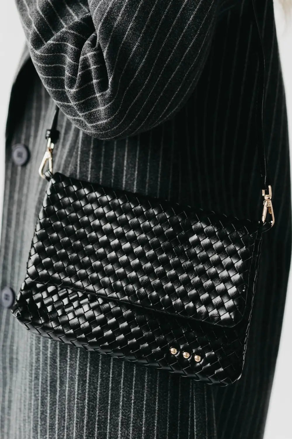 Wrenlee Woven Flap Crossbody