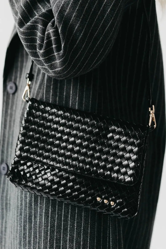 Wrenlee Woven Flap Crossbody