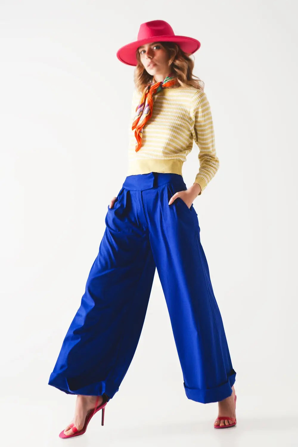 Yellow striped Sweater - Sweaters