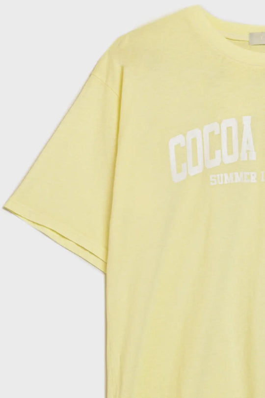 yellow t-shirt cocoa beach florida - One Size / Yellow - Tops