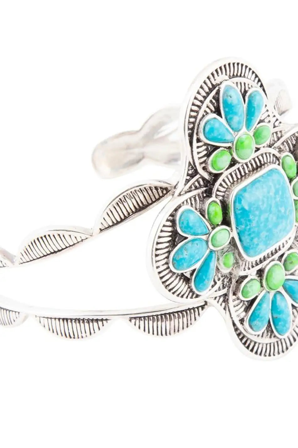 Zion Blue Turquoise Sterling Silver Cuff Bracelet - Bracelets