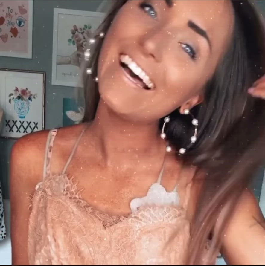 Gold Pearl Hoops