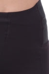 Knit Black Leggings with Contrast Side Panels - Melissa Jean Boutique
