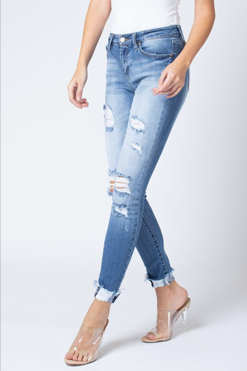 Level Up KanCan Skinny Jeans - Melissa Jean Boutique