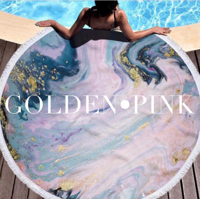 Geode Round Beach Towels * Multiple Colors - Melissa Jean Boutique
