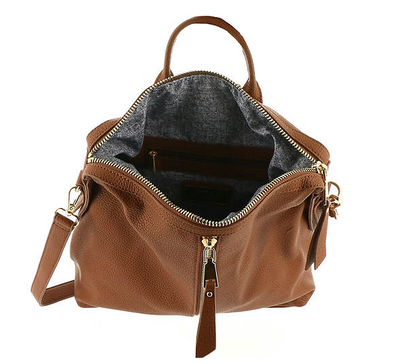 Kenzie Luxury Vegan Backpack with Strap - Melissa Jean Boutique