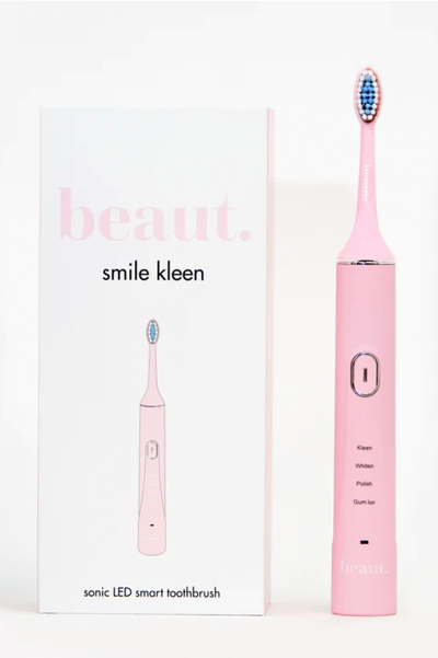 Smile Kleen Sonic Toothbrush in Pink or White