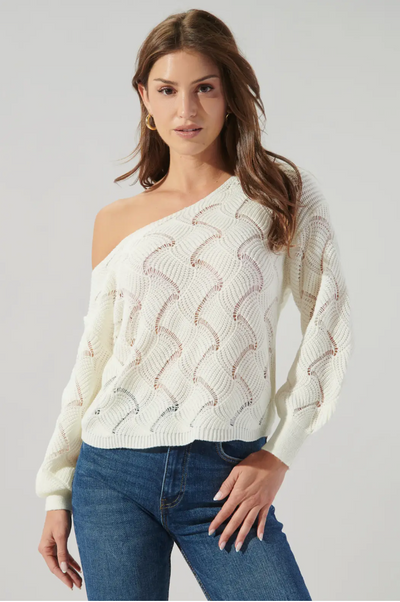 Natasha White Sweater