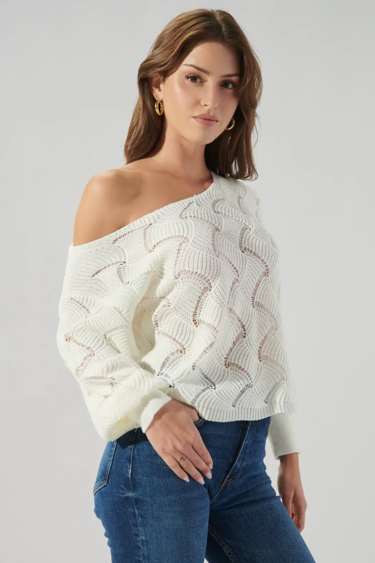 Natasha White Sweater