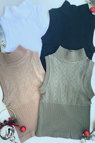 Adelle Sleeveless Knit Top *Several Colors
