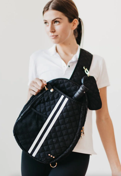 Pickleball Quilted Sling Bag