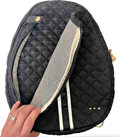 Pickleball Quilted Sling Bag