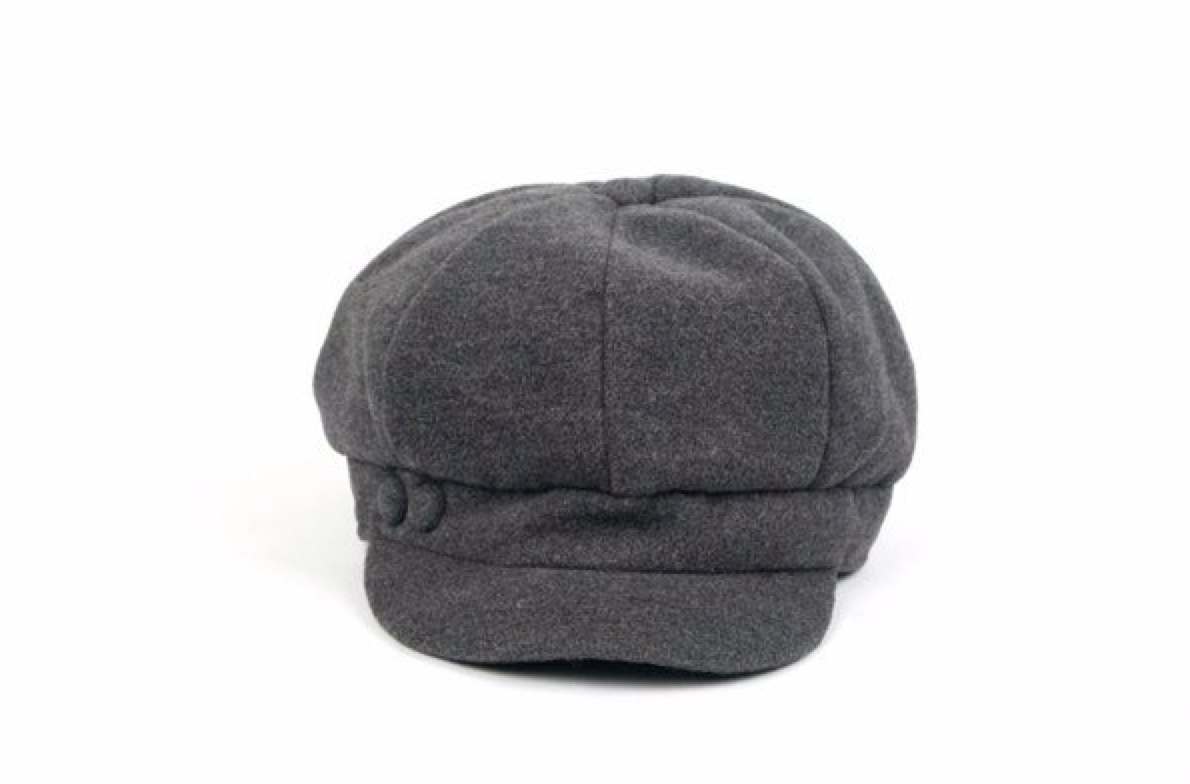 Newsboy Hat Grey - Melissa Jean Boutique
