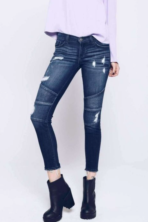 Moto Skinny Jeans KanCan - Melissa Jean Boutique