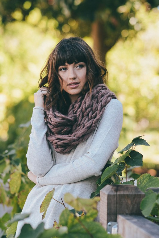Copper Ultra Soft Chunky Infinity Scarf - Melissa Jean Boutique