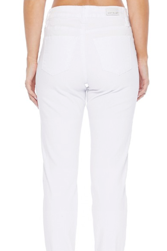 Classic White Boyfriend Jeans - Melissa Jean Boutique