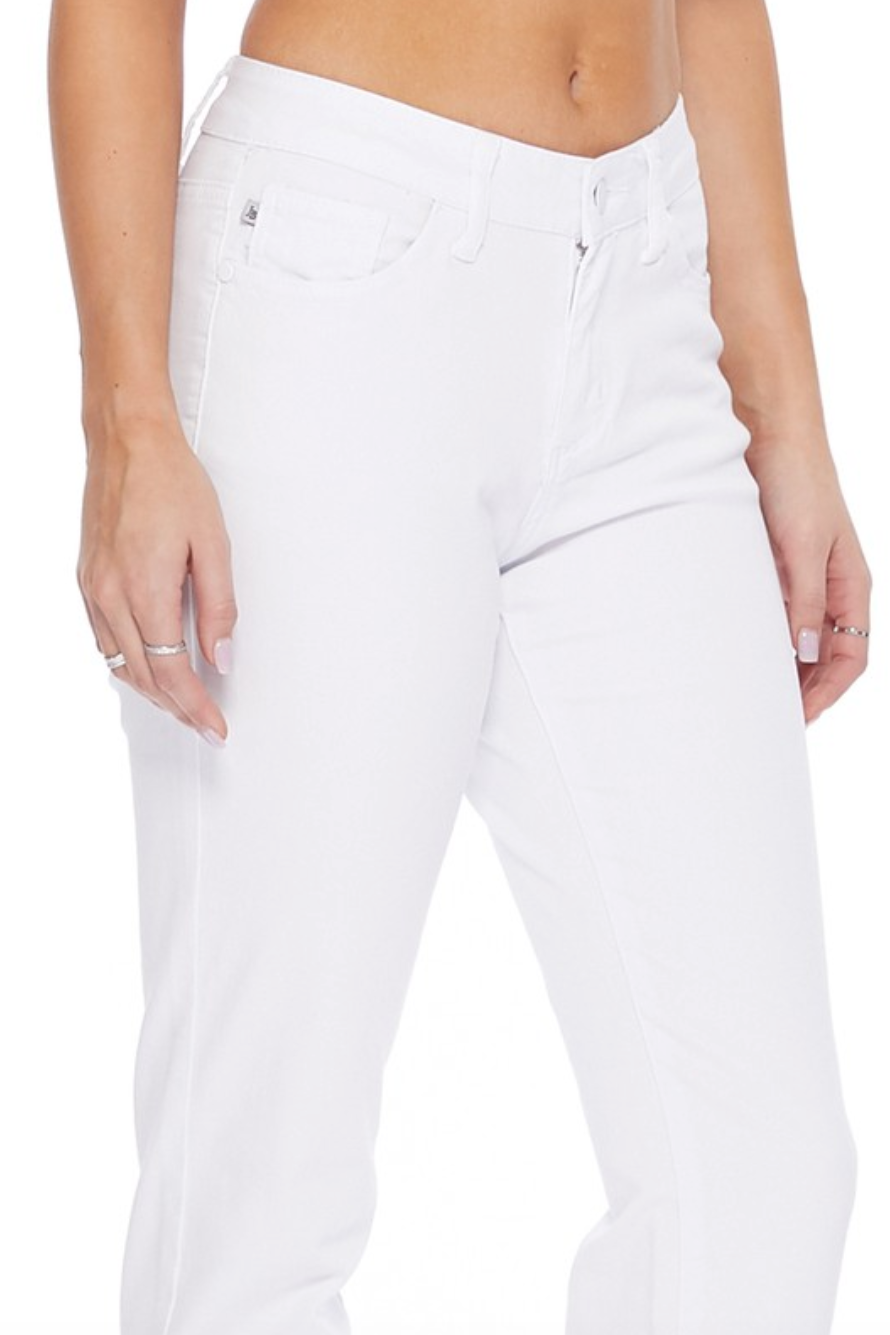 Classic White Boyfriend Jeans - Melissa Jean Boutique