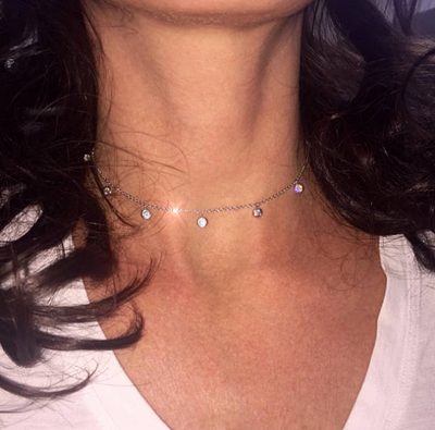 Cynthia Charm Choker Necklace - Melissa Jean Boutique