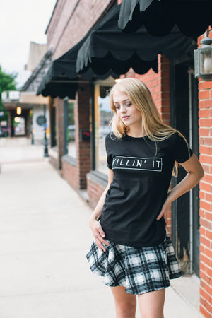 Killin't It Black Tee - Melissa Jean Boutique